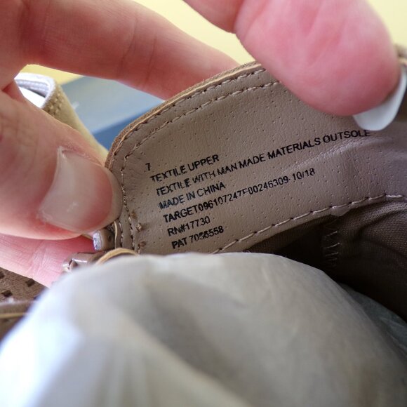 Universal Thread Women's Taupe Collie Open Toe Heeled Bootie Size 7 - Picture 6 of 11